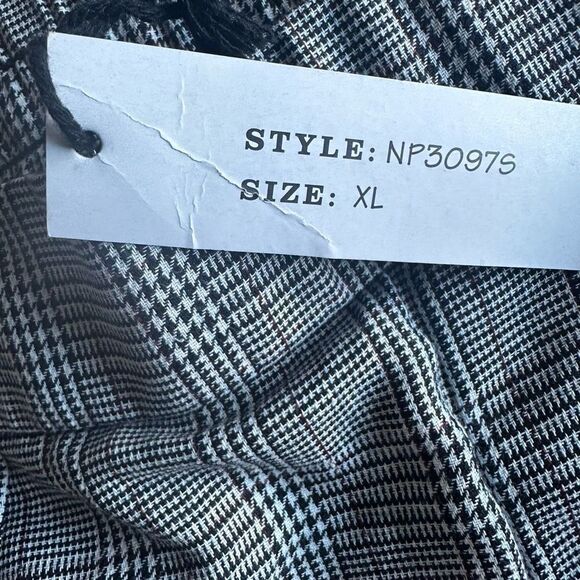 Shinestar Plaid Cropped Elastic Waist Pants - Picture 6 of 7